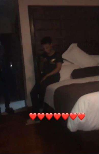 Kiss Daniel shares video showing Chidinma Ekile on a bed via his Instastories