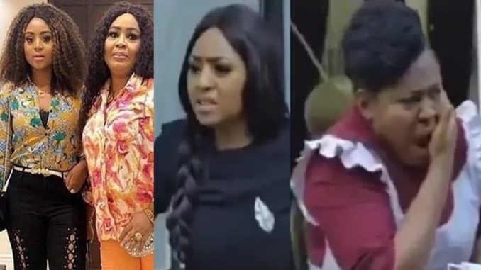 Regina Daniels publicly gives mother dirty slap